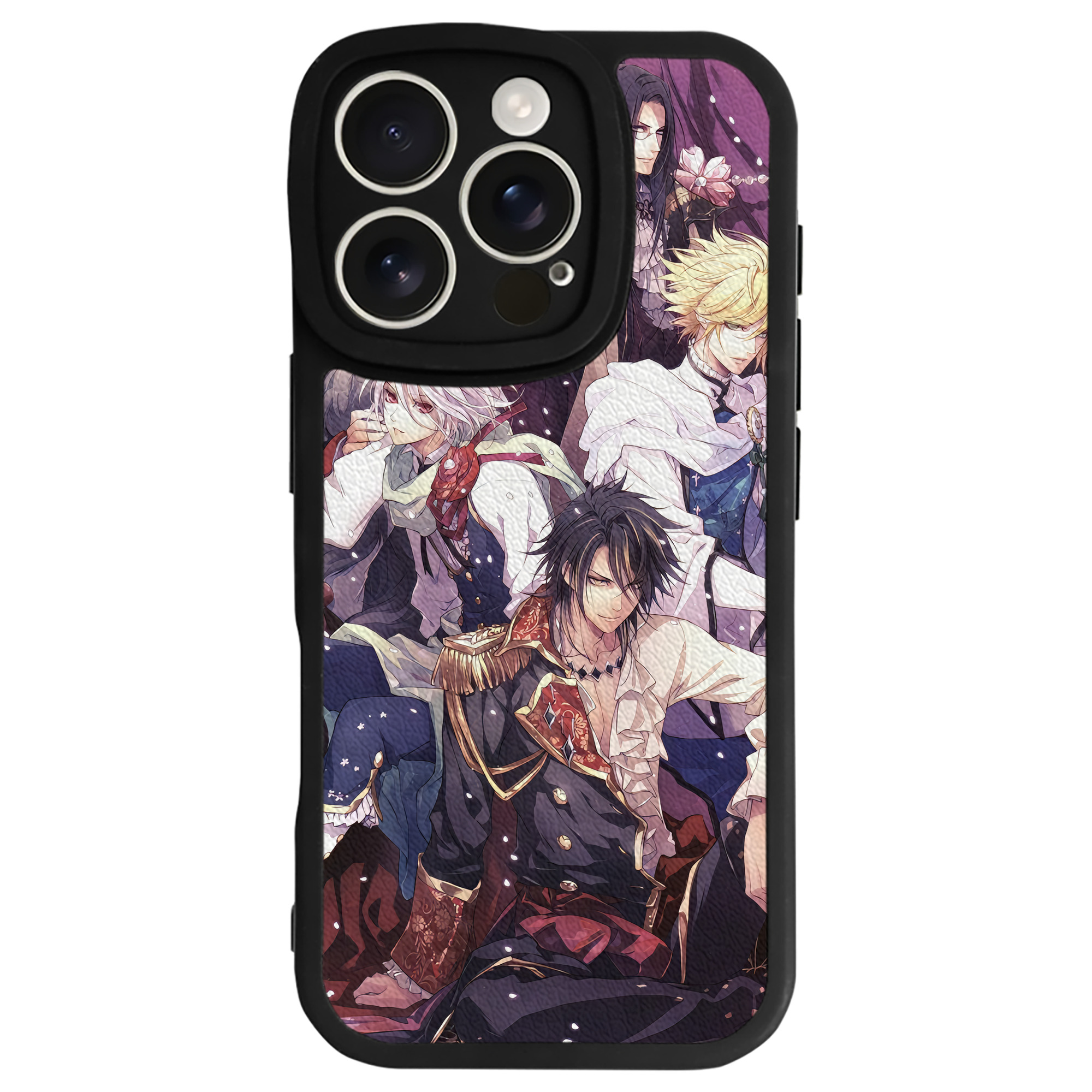 （画像用） 刀剣乱舞 Touken Ranbu 【iPhone 16シリーズ対応】シリコンスマホケース（レザー調） 材質：シリコン